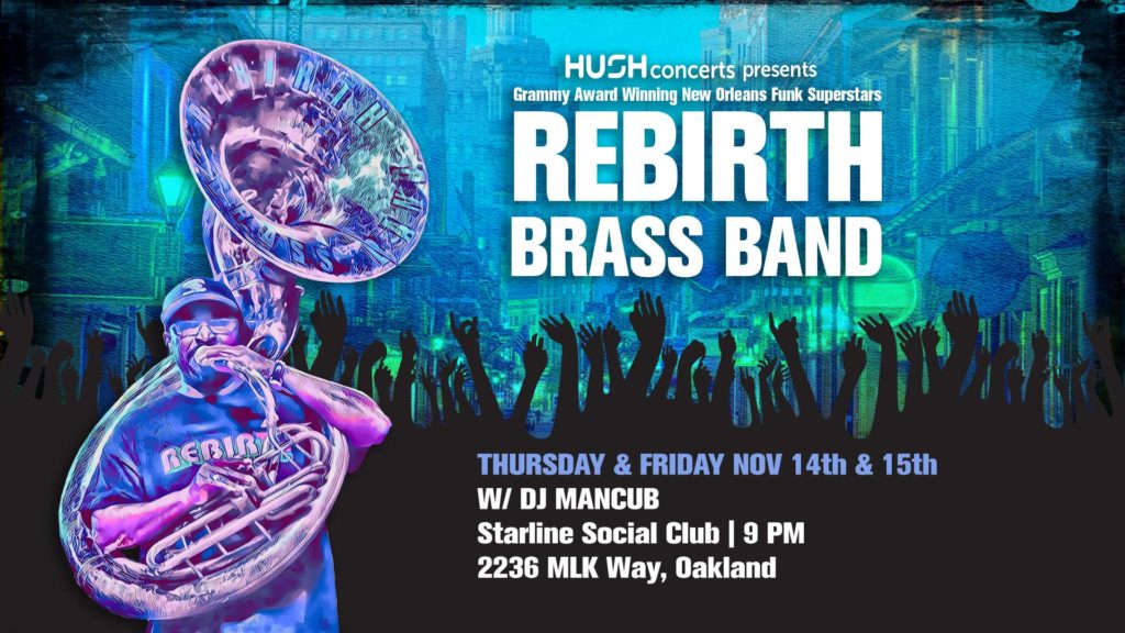 Thursday with Rebirth Brass Band