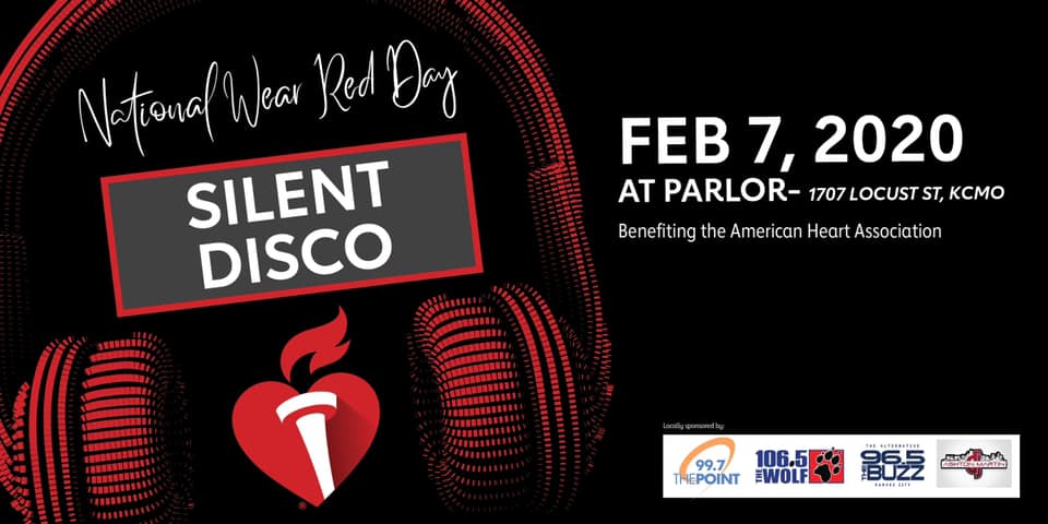 National Wear Red Day Silent Disco