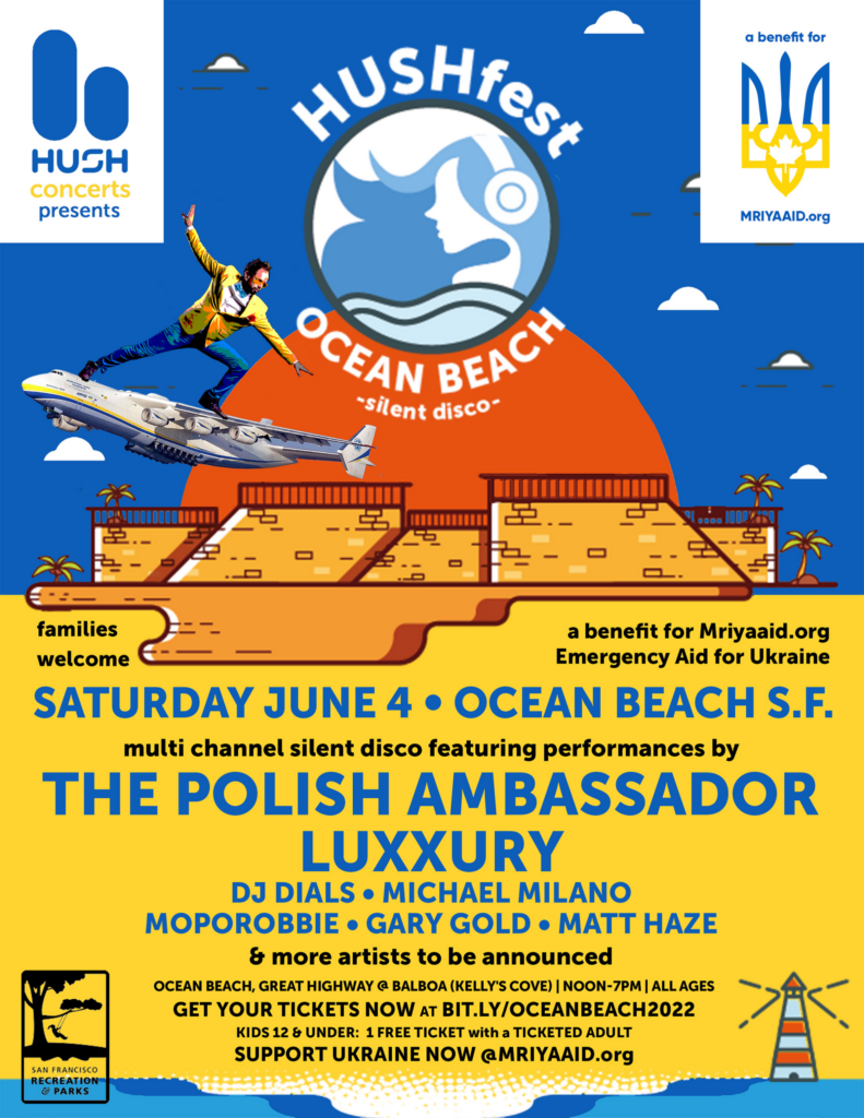 HUSHfest Ocean Beach featuring Polish Ambassador, Luxxury +more